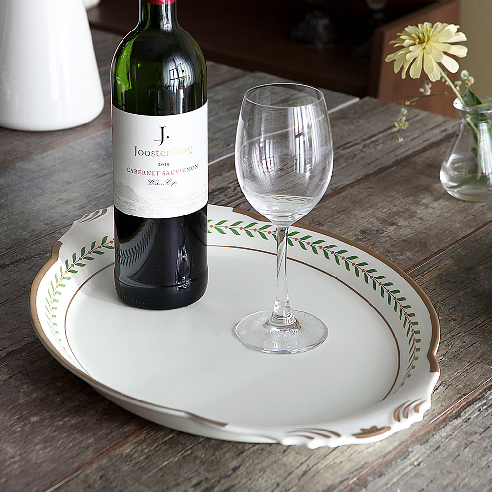 시라쿠스 로렐리프 타원쟁반(중/대) 트레이 2p세트 33,700원