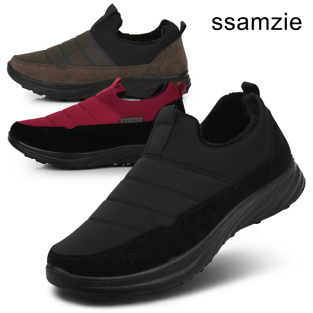 보이센스 따뜻한 털 안감 겨울 패딩 슬립온 남녀공용 커플 신발 단화 퍼슬립온 털신발 방한화 23,800원