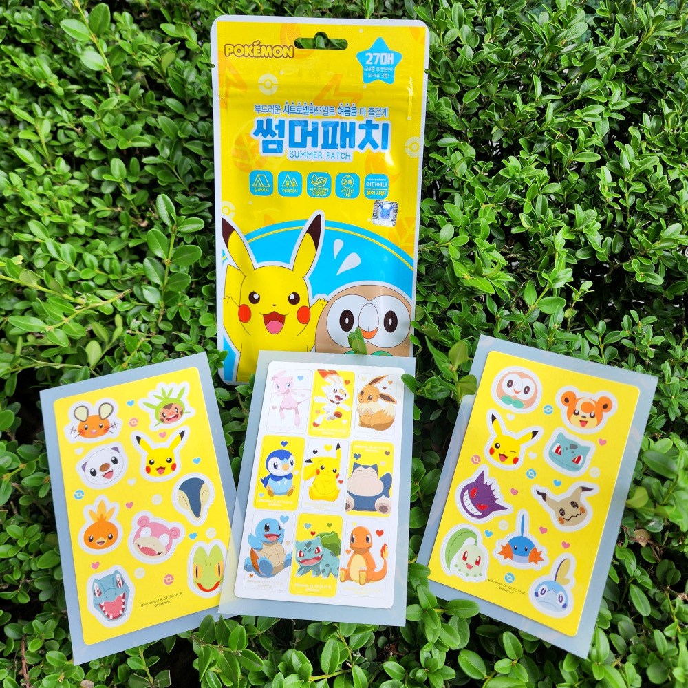 [무료배송/당일배송] 뽀로로 포켓몬 모기팔찌 썸머패치 키퍼링 [엘리빅마켓] 4,870원