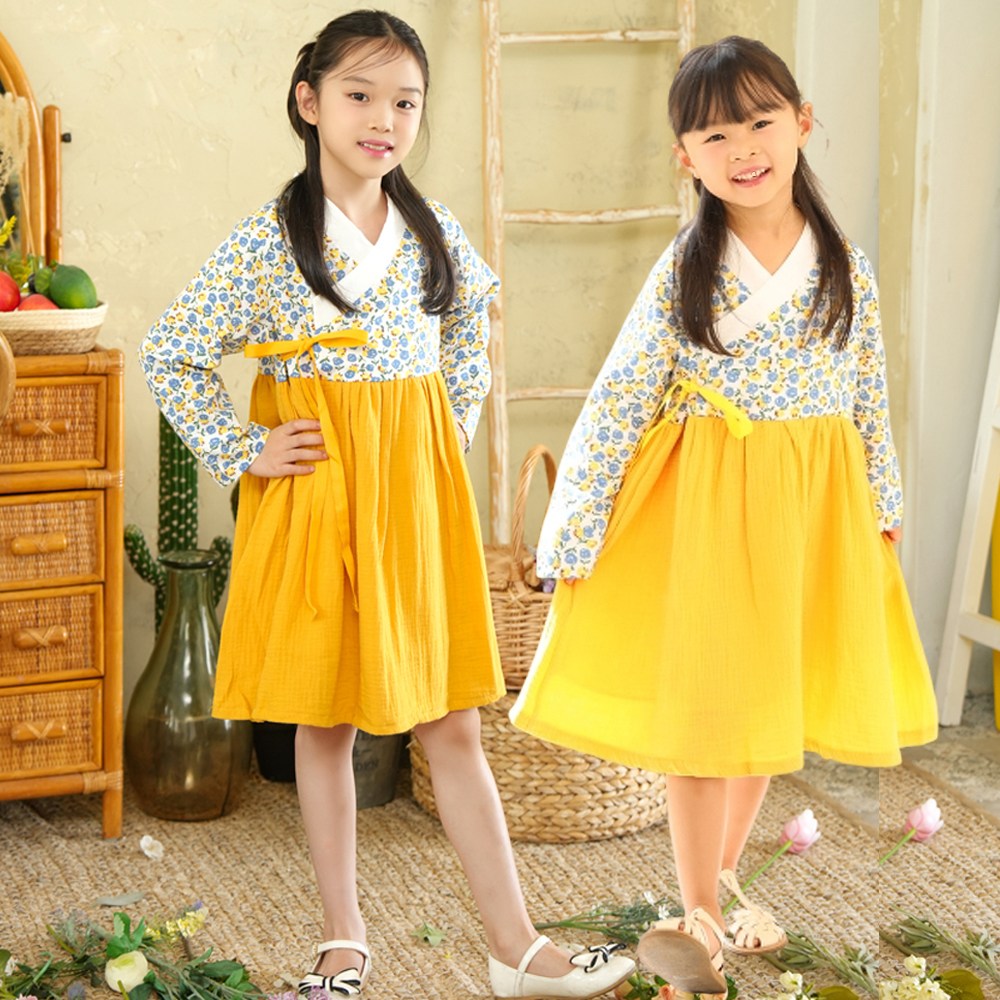 수려한꽃 여아한복 설날 추석한복 명절한복 어린이집 생활한복 개량한복 35,700원