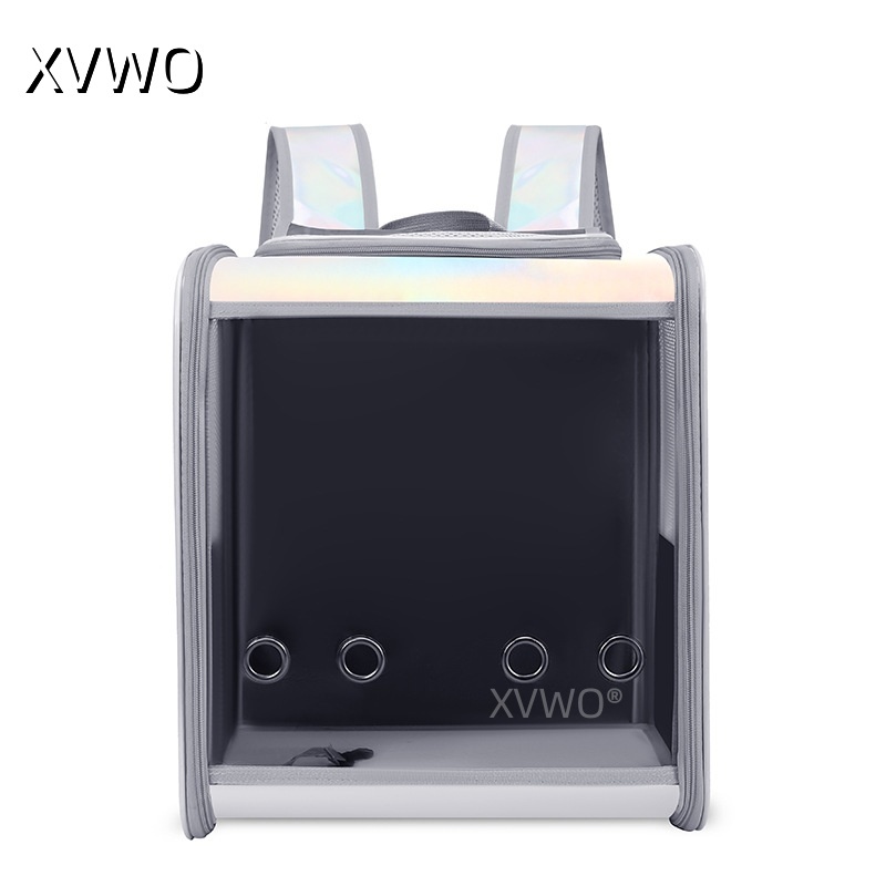 XVWO 반려동물 고양이 강아지 대용량 산책 배낭 옥스퍼드 원단 투명 캡슐 통기성 펫백 15,800원