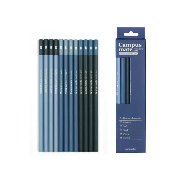 3000 연필세트 모닝글로리 B 캠퍼스메이트 82427 (12자루) 1,900원