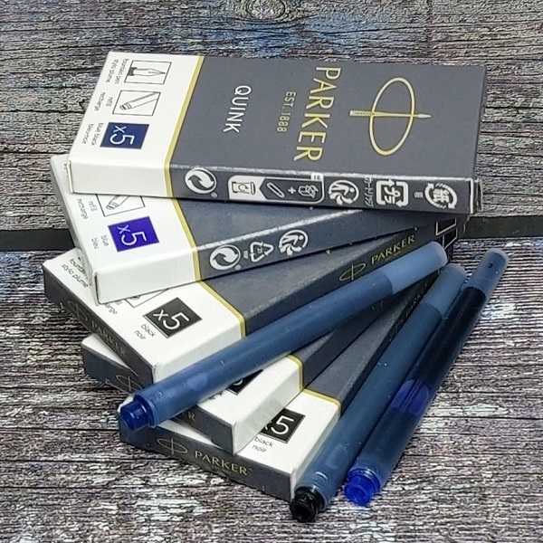 파카 만년필 잉크 카트리지-큉크 Standard 5갑(25개) 43,700원