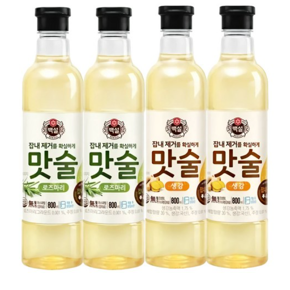 백설 맛술 세트(생강800ml+로즈마리800ml) 16,200원