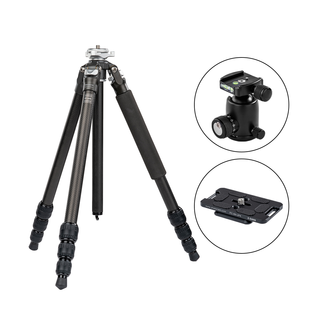 포토클램 프로페셔널 PTC-1442P + PRO38NS 고탄성 카본삼각대 볼헤드 키트 (플레이트 포함) 714,500원