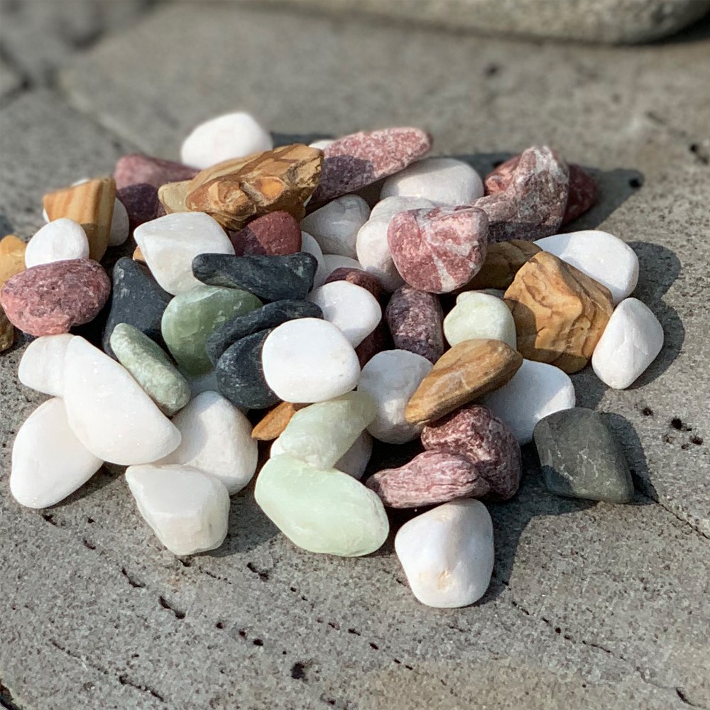 소포장 오색자갈3호 1키로 분갈이 어항 수족관 화분, 1개 22,770원