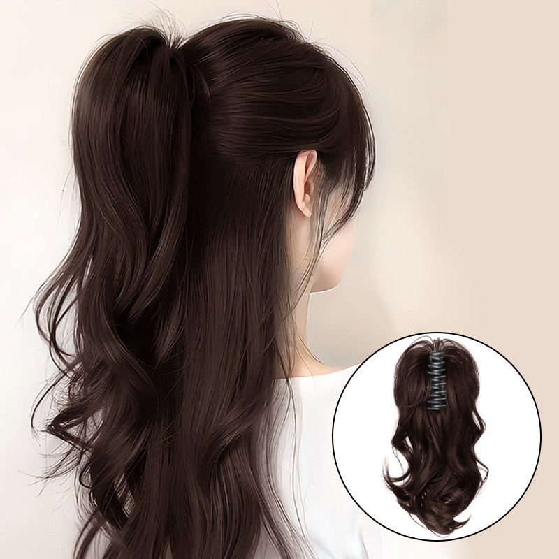 패션파트너 컬링 웨이브 포니테일 부분 가발 반묶음 머리 집게 핀 헤어피스 3color 15,900원
