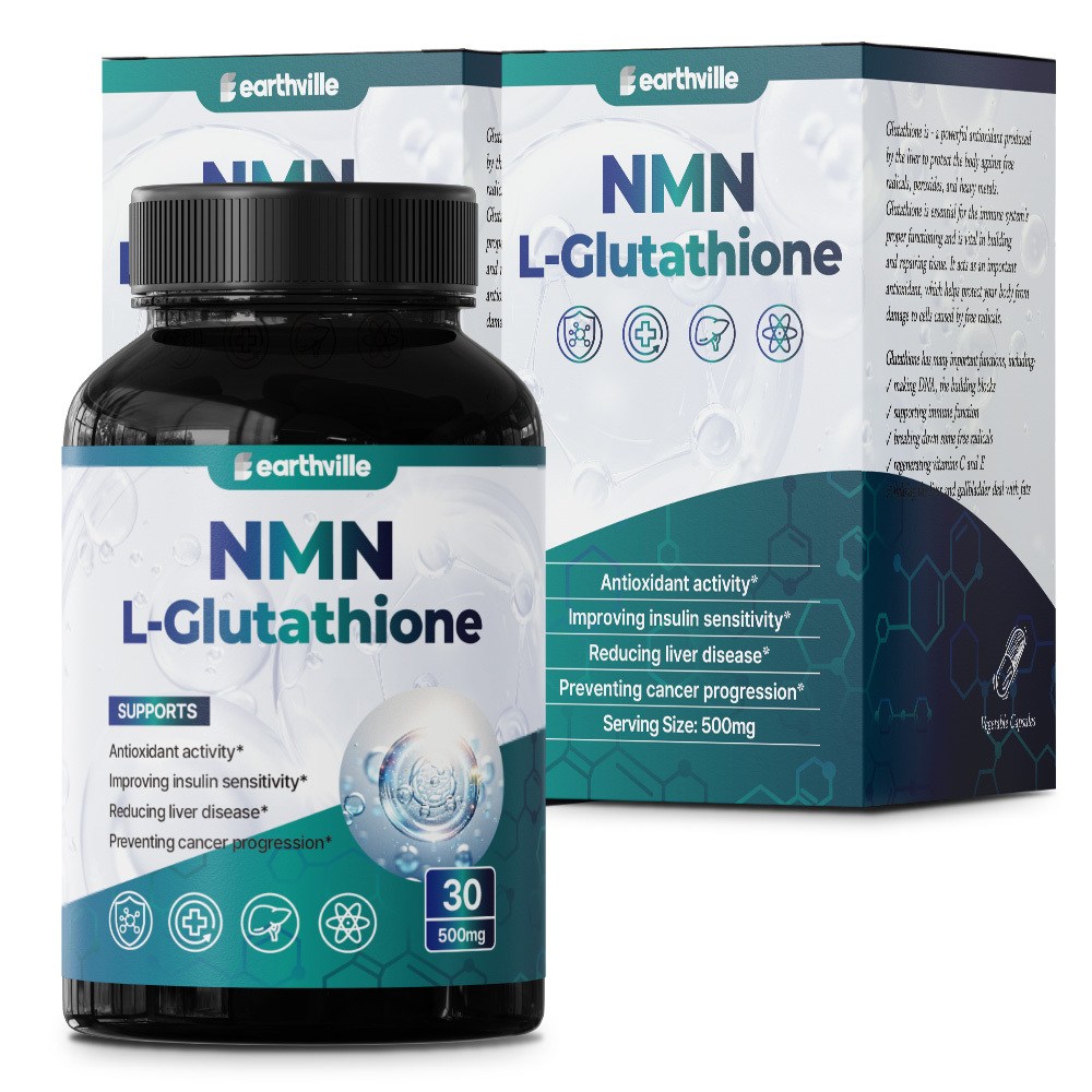 어스빌 NMN 글루타치온 리듀스드 고순도 항산화 먹는 효능 500mg, 2개, 30정 69,020원