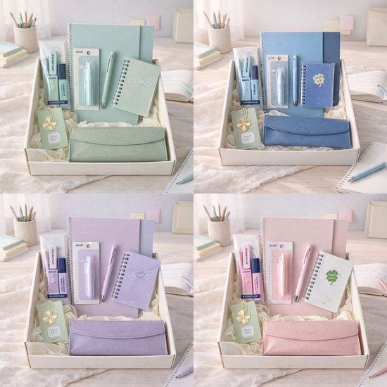 파스텔 스테들러 학용품 문구 선물 세트 [8종 웰컴 키트 입학 신학기 새학기 조카 샤프 지우개 형광펜] 54,230원