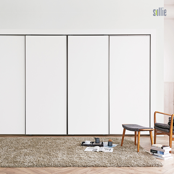 솔리에 어거스트 슬라이딩 붙박이장 30cm, 화이트 107,500원