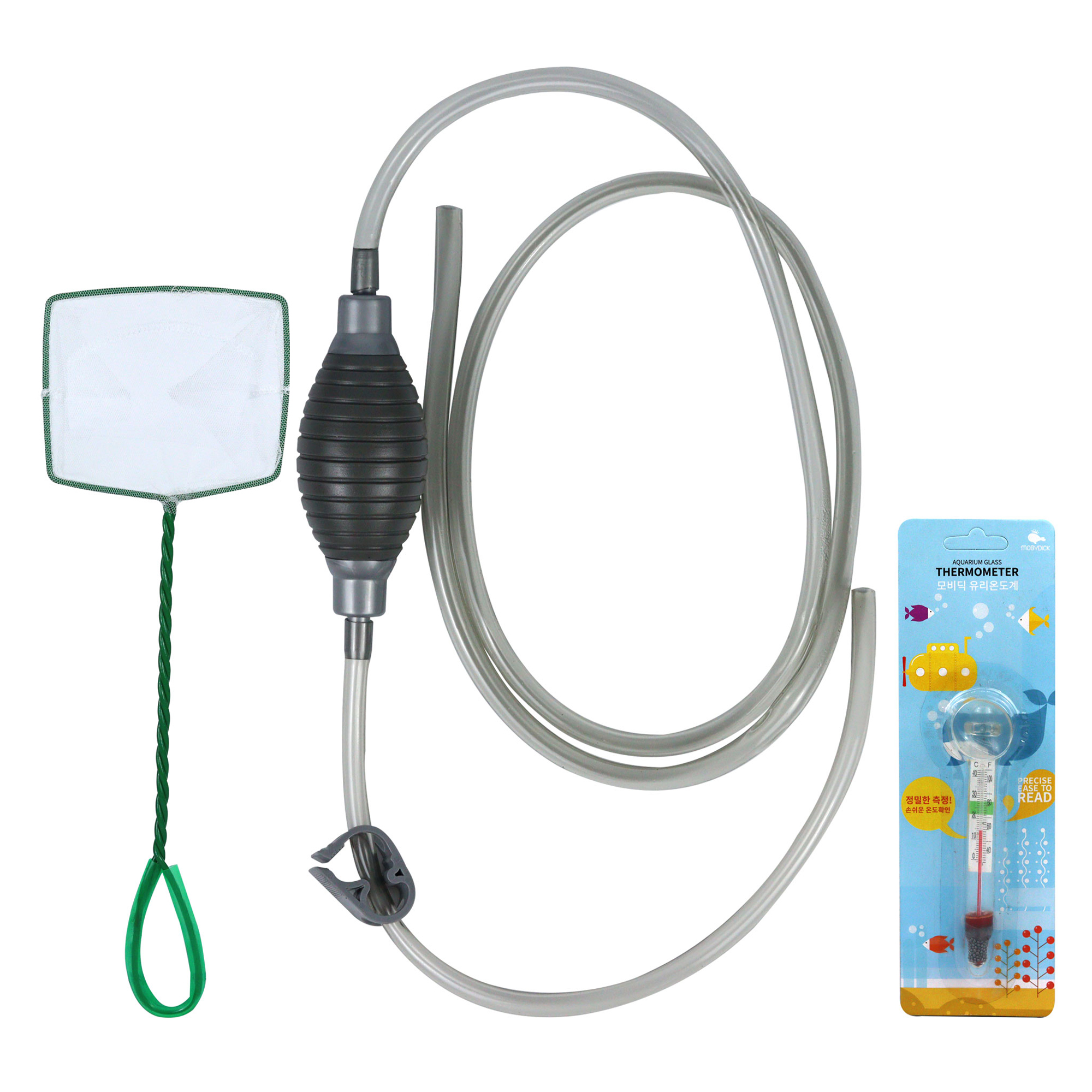 모비딕 물갈이 뜰채 + 사이펀 + 온도계 세트 7,080원