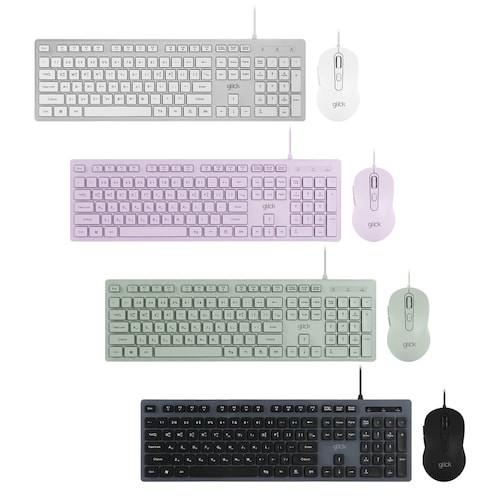 지클릭커 OFFICEPRO 저소음 키보드 + 마우스 세트 15,500원