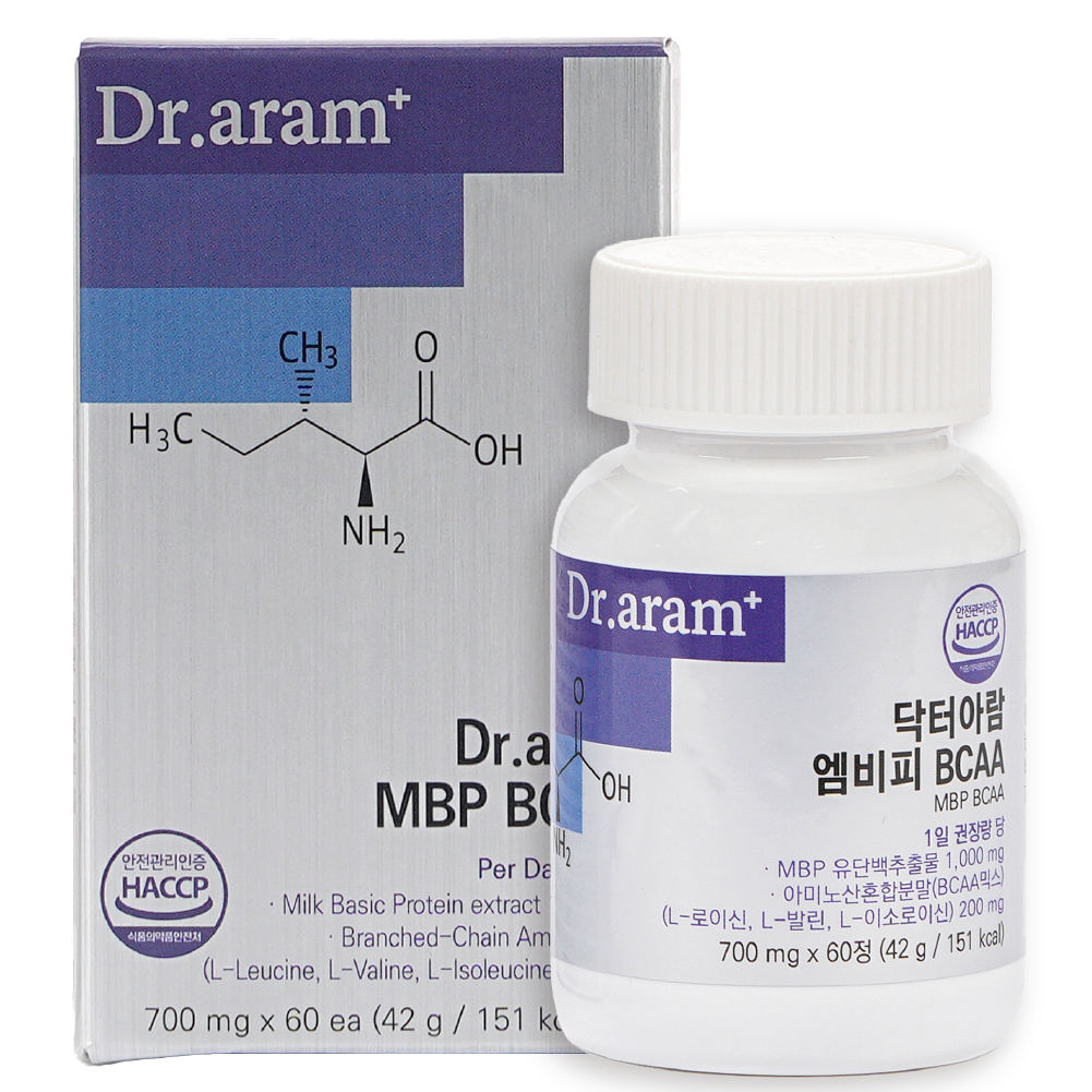 닥터아람 MBP BCAA, 1개, 60정 12,900원