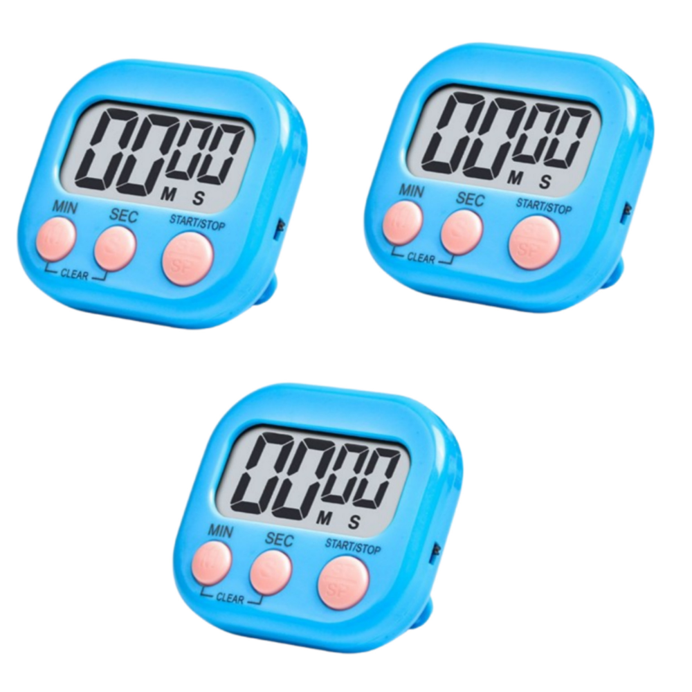 자석 심플 주방 타이머, 3개, 블루 5,600원