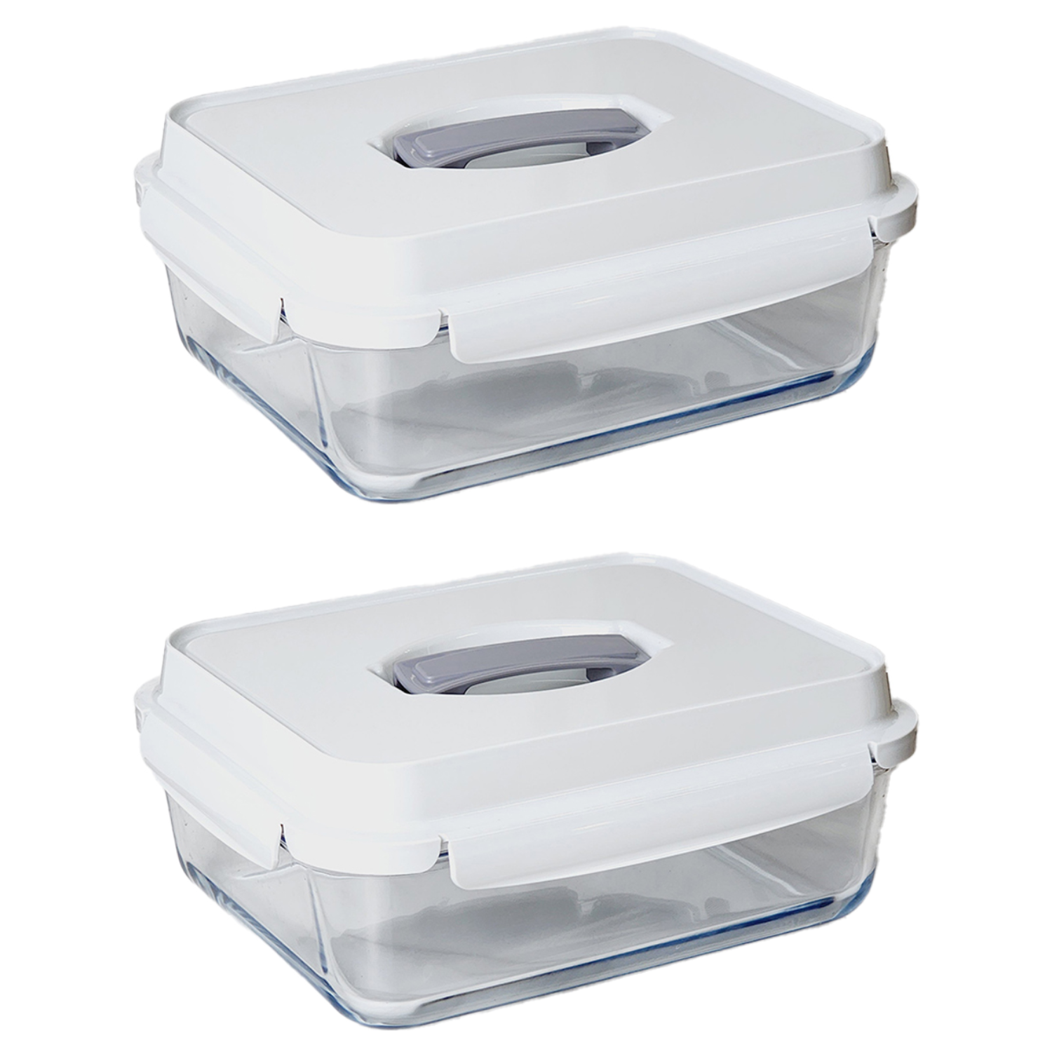 에버튼하우스 핸디 유리 밀폐용기 4800ml EHLH-G48, 2개, 단품 30,620원