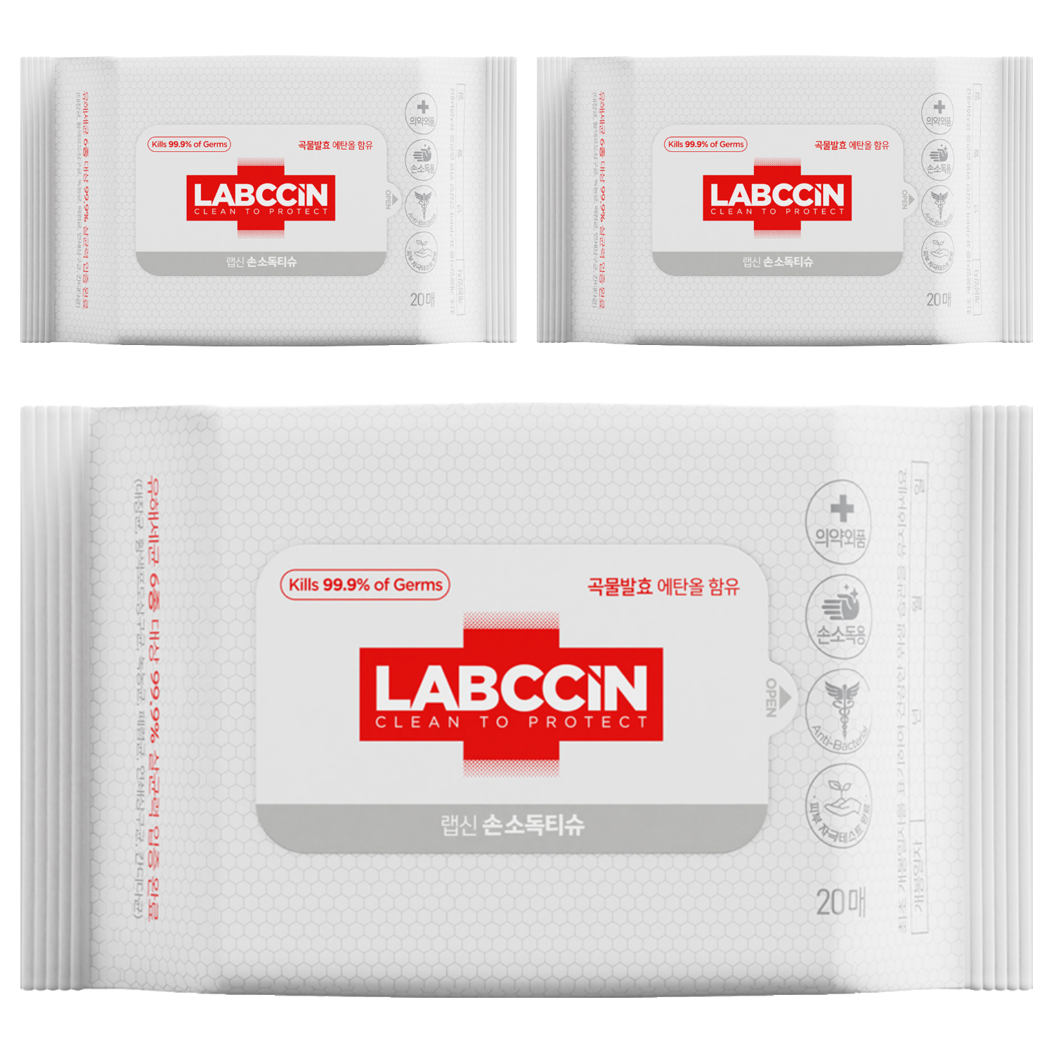 랩신 손소독 티슈 4,500원