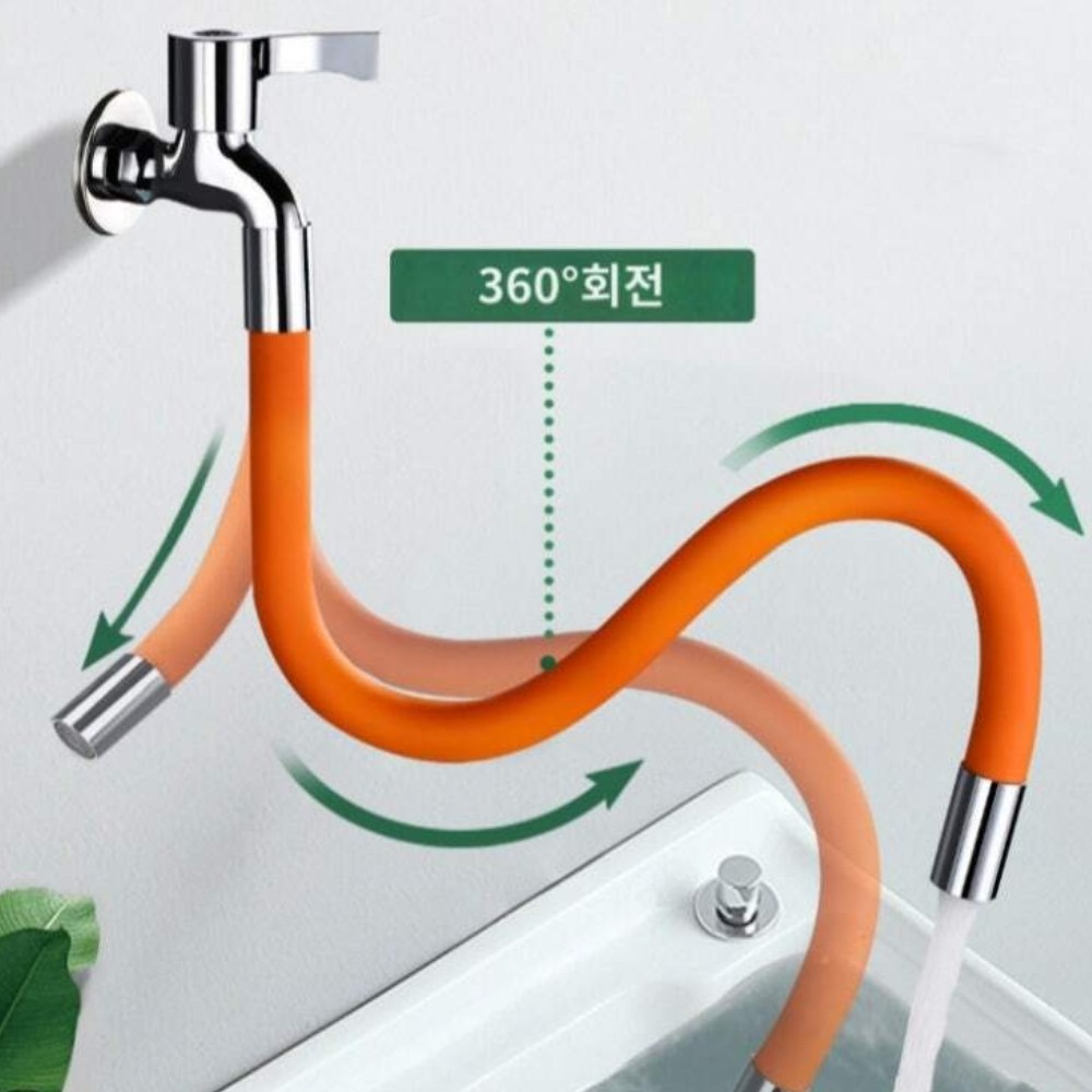 [1+1] 별별 싱크대 수전 절수 헤드 연장 360도 회전고정 주방 수도꼭지 6,600원