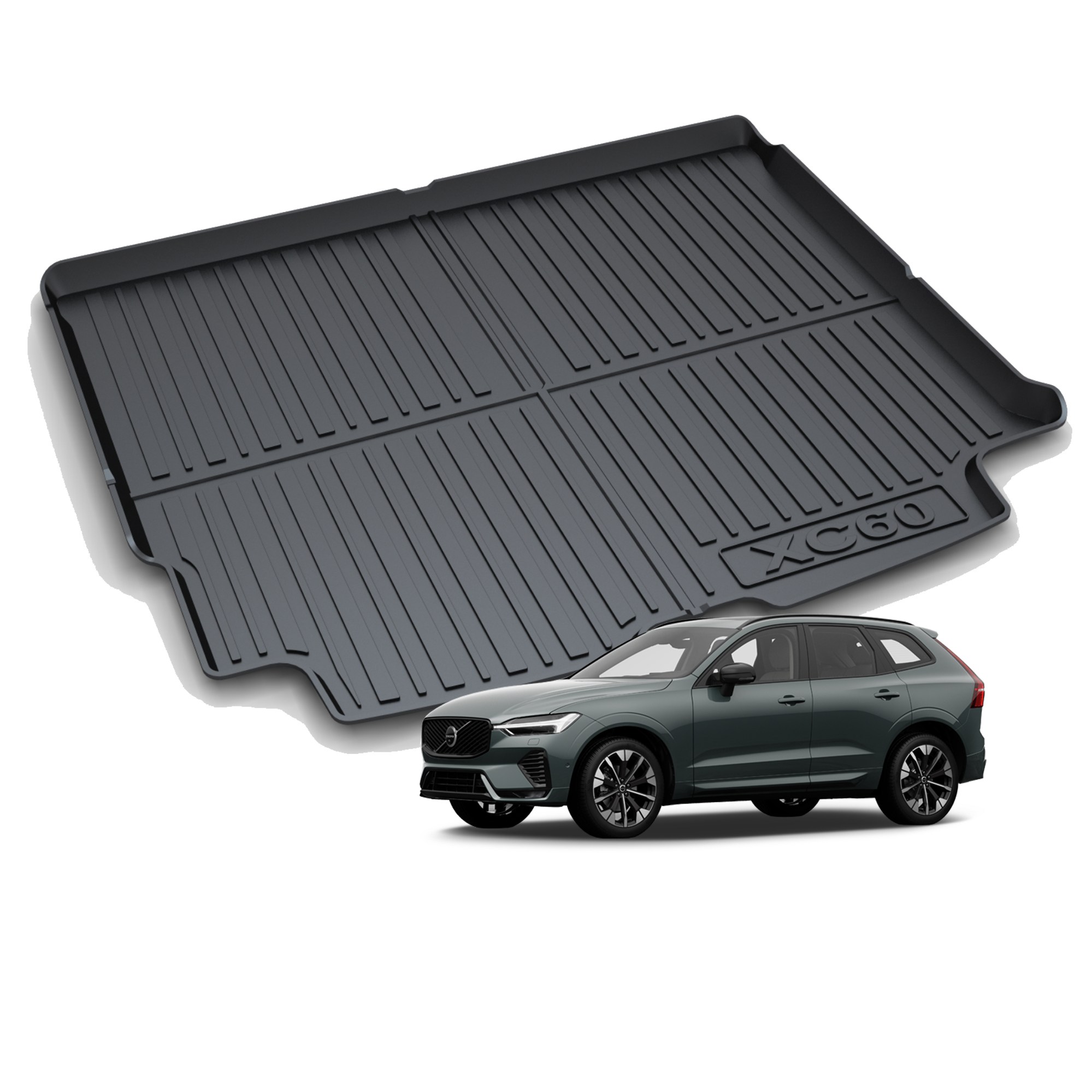 리얼핏 볼보 XC60 트렁크매트 ( 17년 9월~26년형신형) 3D 논슬립 TPE[호환] 55,000원