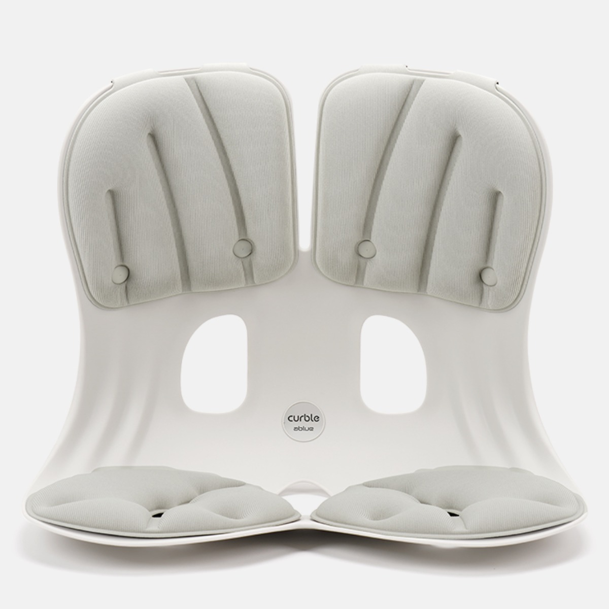 [본사 정품] 에이블루 커블 체어 그랜드 자세교정의자, 그랜드 그레이+그레이, 2개 99,800원