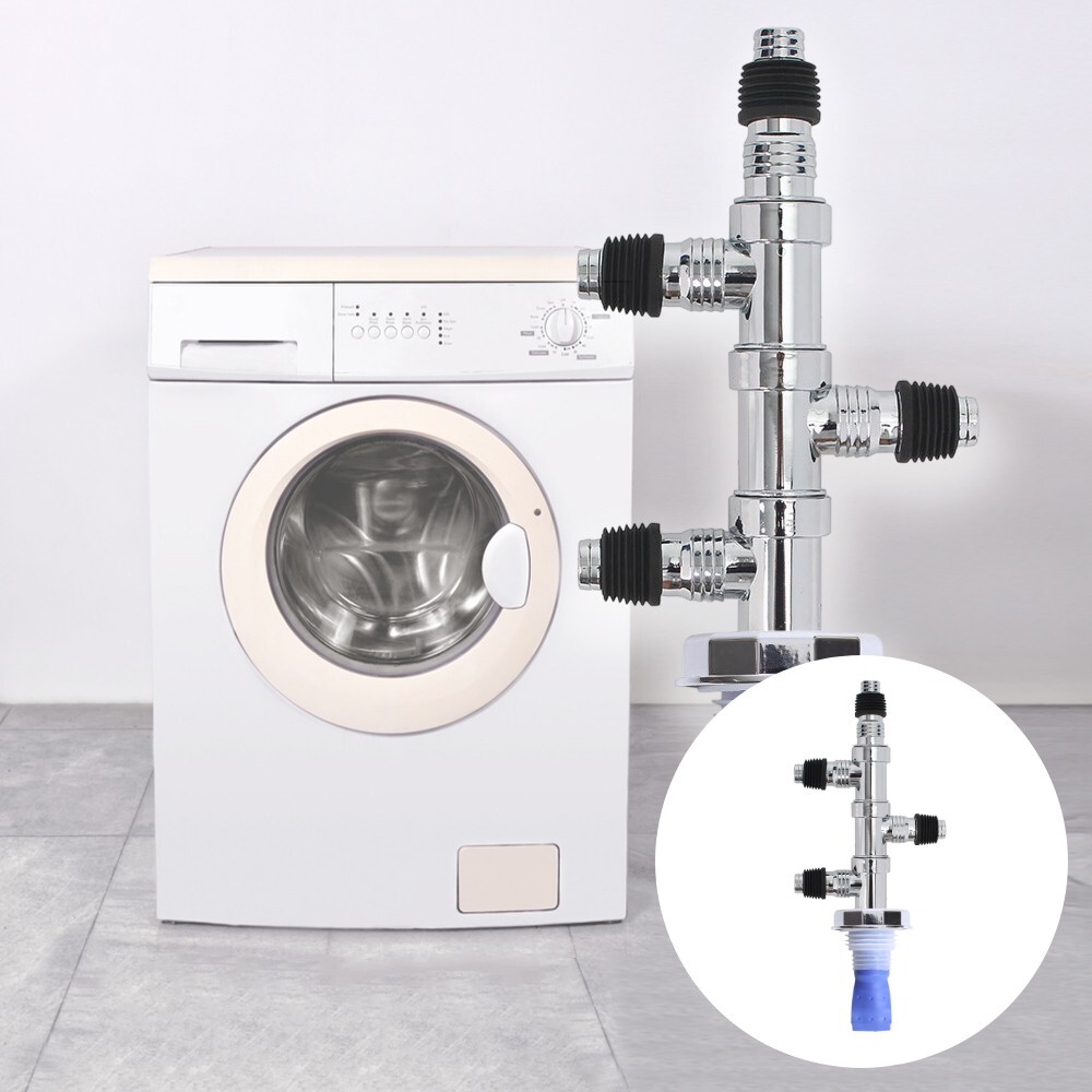 행운몰 냄새차단 배수구 트랩 4구 T형 자동개폐 실리콘형 욕실배수구트랩 17,000원