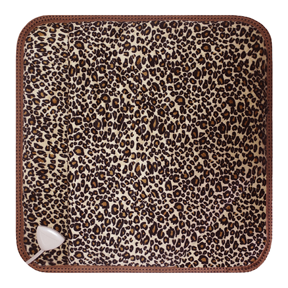 한일상사 극세사 전기방석, 레오파드, 1인용(45 x 45 cm) 16,000원