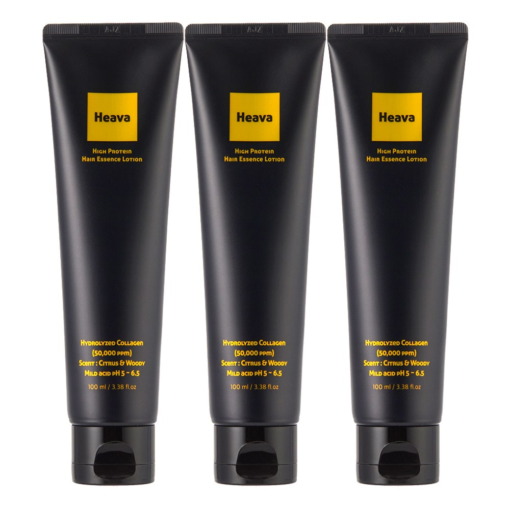 해바 무실리콘 콜라겐 단백질 노워시 헤어에센스 손상모 물미역머릿결 우디시트러스향, 3개, 100ml 59,070원