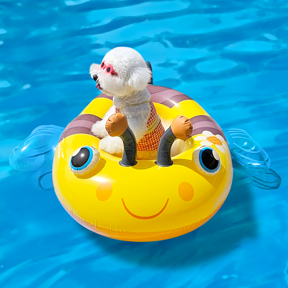 리치독스 강아지 튜브 반려동물 물놀이 꿀벌 튜브, 꿀벌튜브, 1개 12,900원