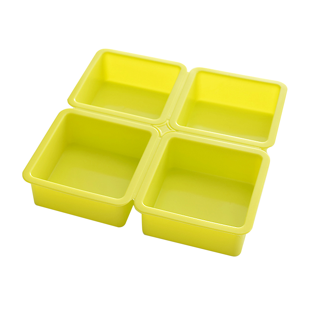 민무늬 정사각 실리콘 몰드 4구, 단일색상, 1개 5,000원