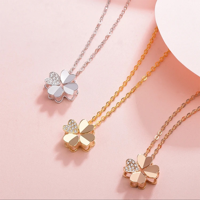 종로체인 14k 18k 큐빅 네잎클로버 여자 금 목걸이 14k목걸이 18k목걸이 285,000원