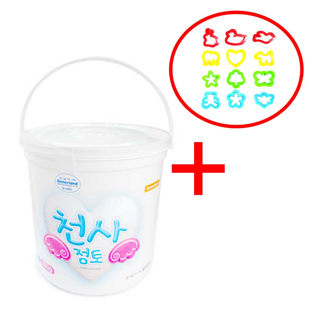 천사점토 벌크 아동용 점토, 1개, 800g, 찍기틀12종포함 33,290원