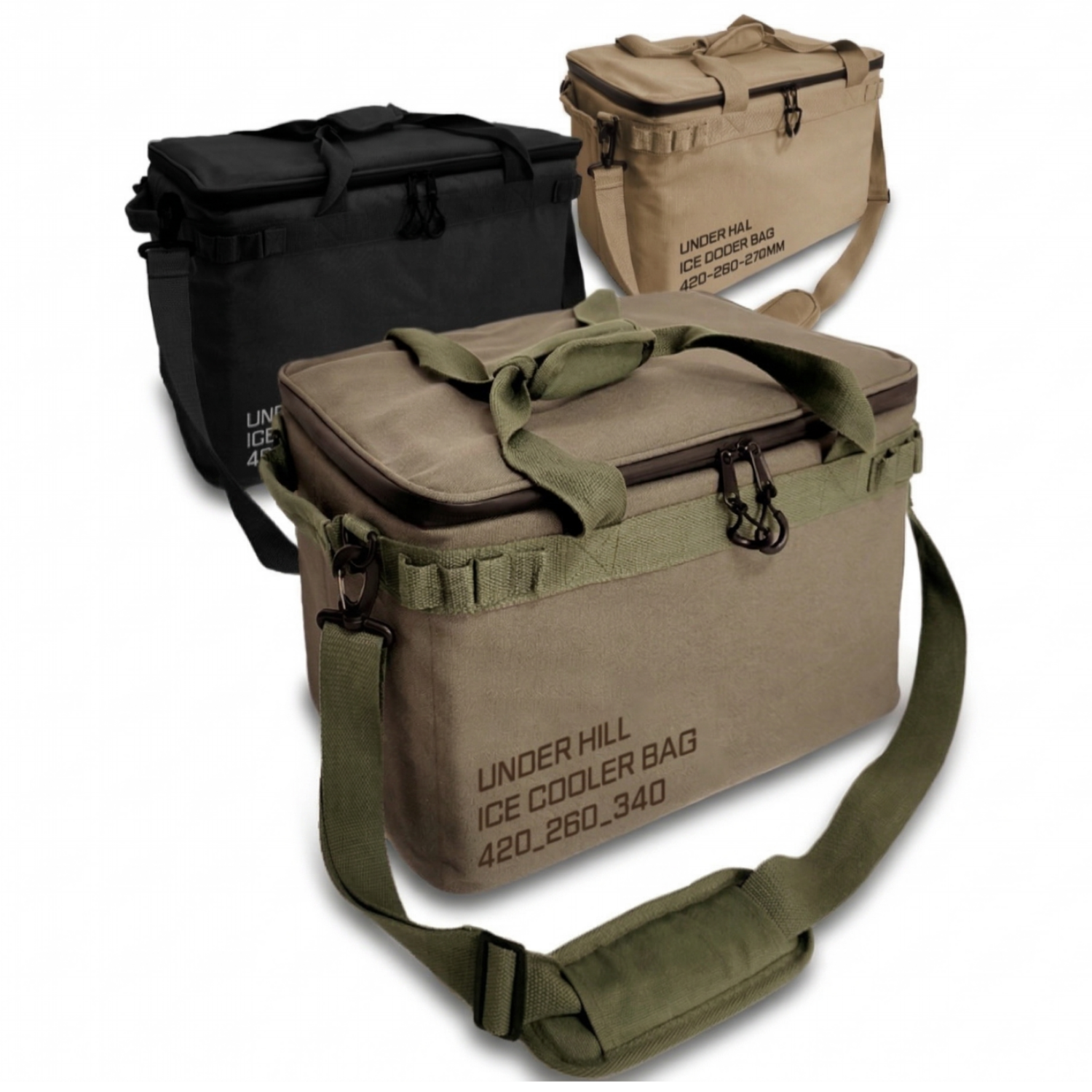 언더힐 보냉백 보냉가방 쿨러백 소프트쿨러, 20L, 카키 39,000원