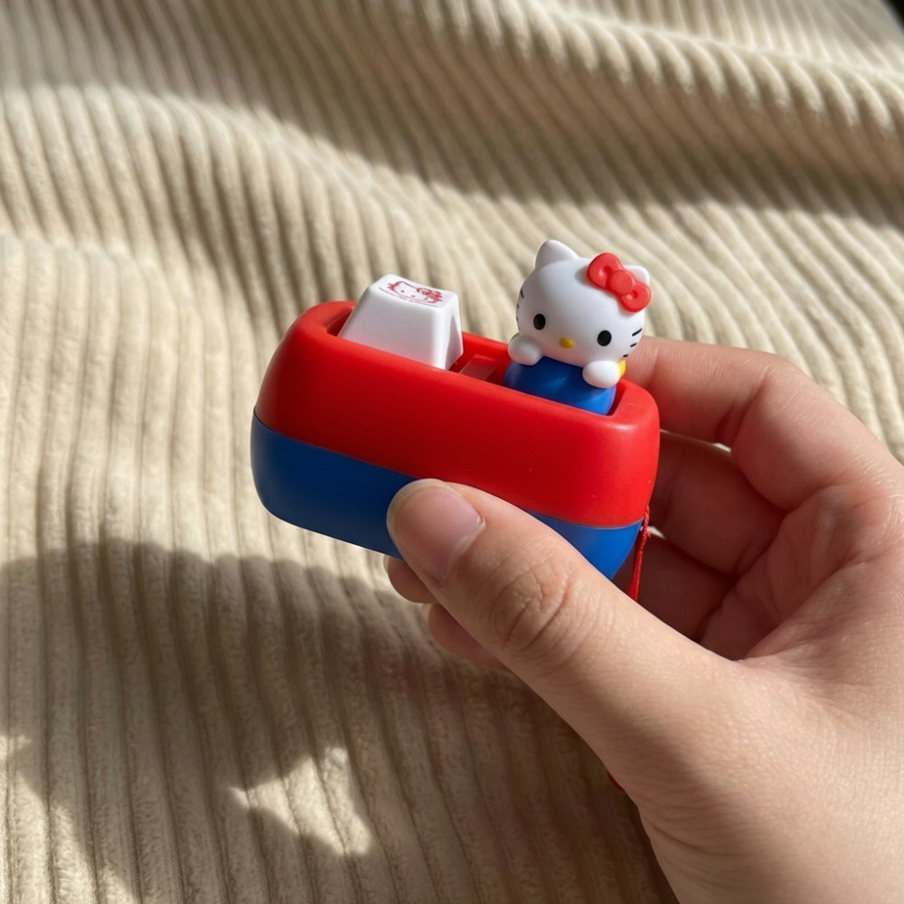 LED 고양이 키캡 키링 키보드 클릭커 클리커 딸깍이 키홀더 스트레스 해소 장난감 9,600원