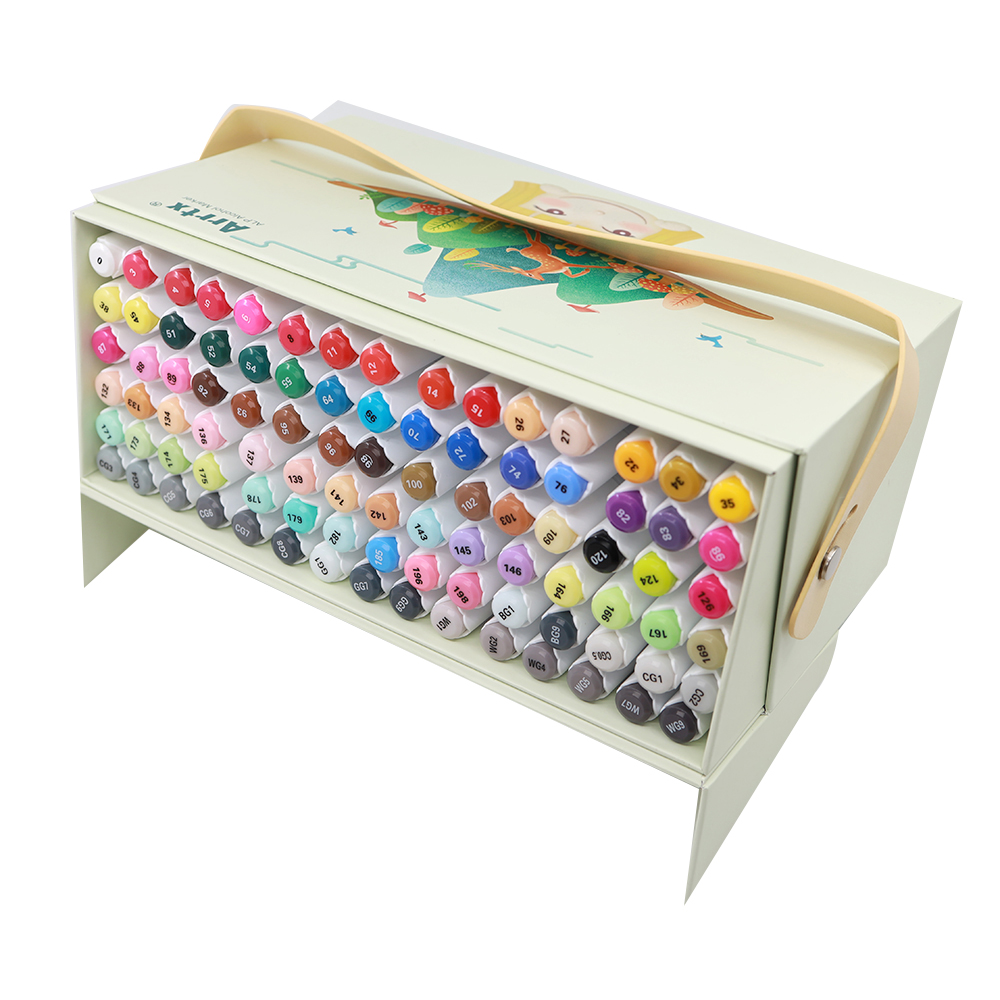 아트엑스 ALP 마카펜 B세트 (원형/사선형 타입) ASM-0290B, 90색, 1세트 79,000원