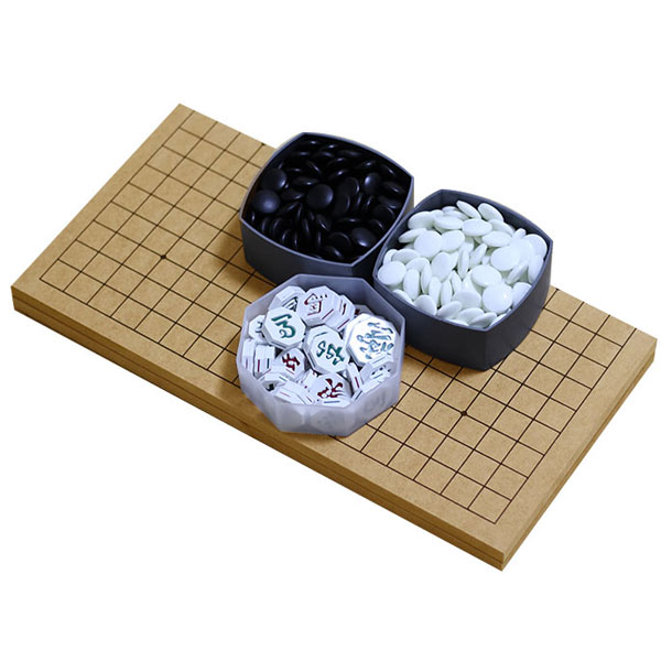 국내생산 정품 인효바둑 40년전통 바둑판세트 바둑알 장기알 모두 포함 바둑 바둑판 장기판 19,800원