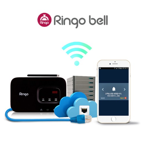 무선호출앱서비스 장거리무선호출 이더넷 클라우드 [호출벨 별도 구매], 1개 350,000원