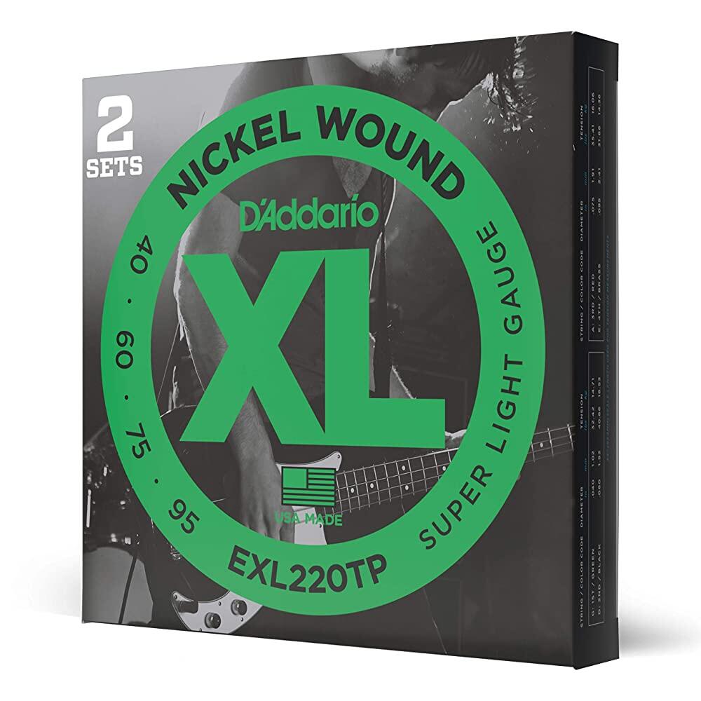 D'Addario 니켈 와운드 피콜로 베이스 스트링 20-52 롱 스케일 (EXL280)_154098 75,400원