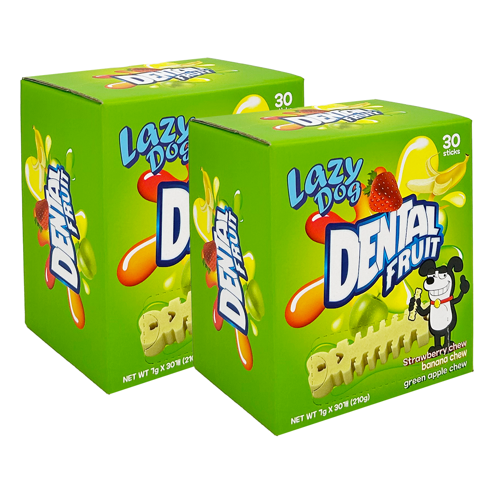 저알러지 치석제거 과일껌 레이지독 덴탈프루츠 [30개], 2개 24,200원