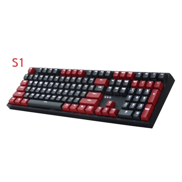COX  CK108 레드 / 다크그레이 게이트론   LED 게이밍 기계식 키보드 녹축  S1,  S2 모델    옵션선택 51,000원
