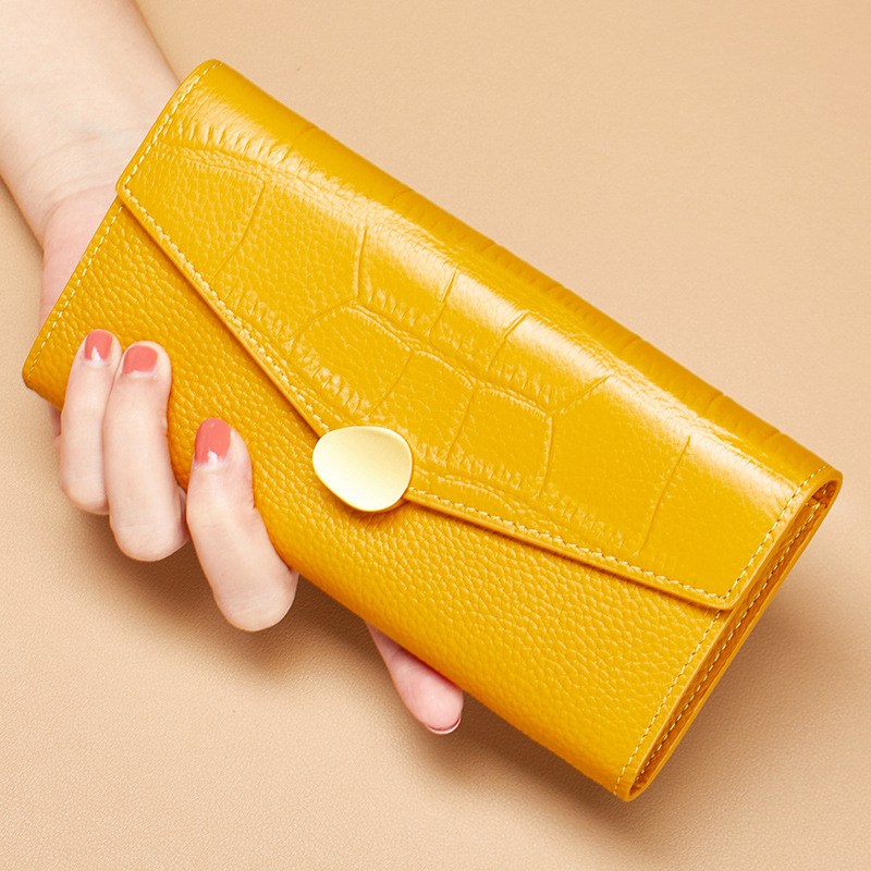 샤샤벨 크로쉐 고급 소가죽 장지갑 리얼 천연 가죽 여성 프리미엄 지갑 34,810원