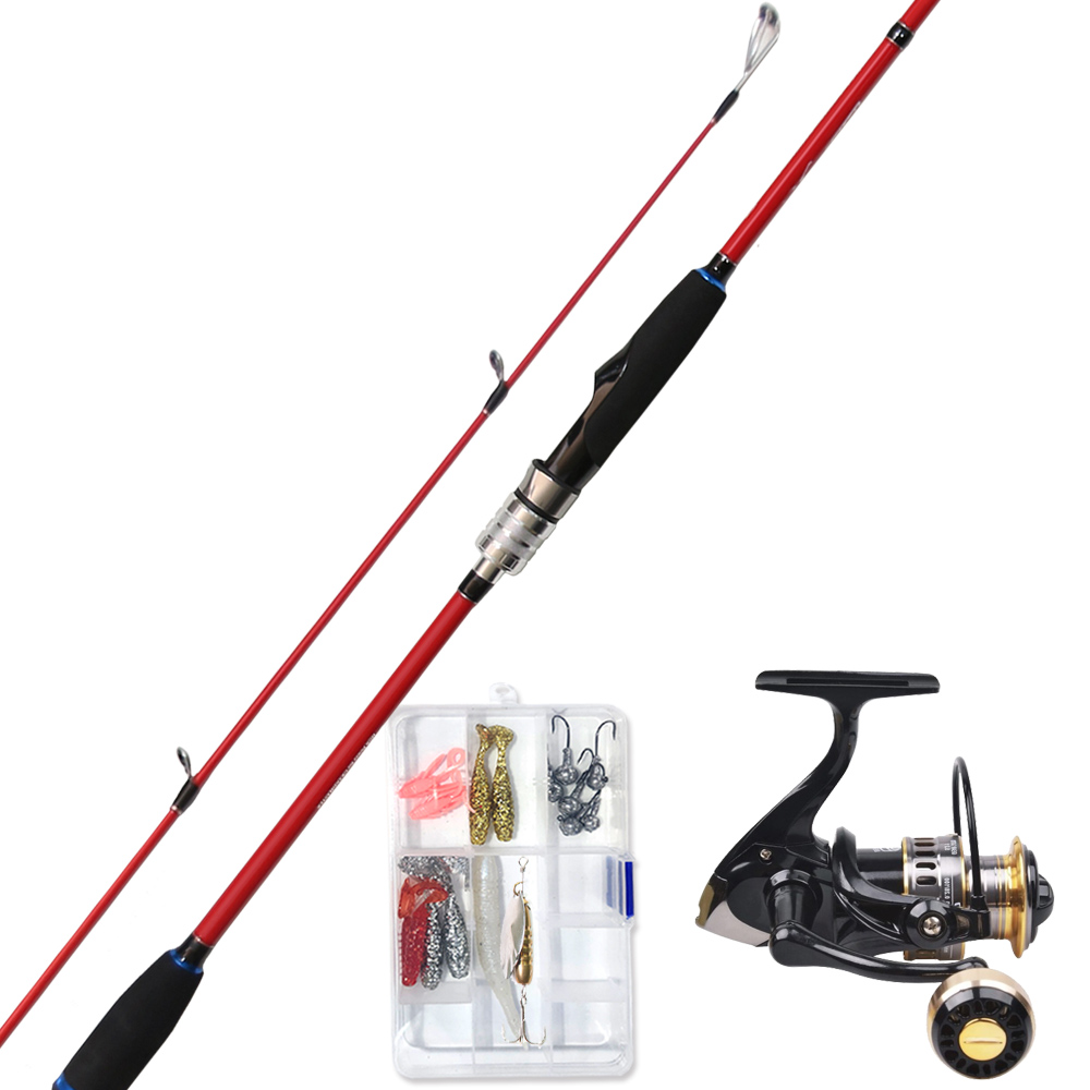 레베즈3 바다 에깅 루어 낚시대 세트662 립쏘 스피닝릴2000번 바라쿠다합사 줄감김, 레드, 현재가 76,000원