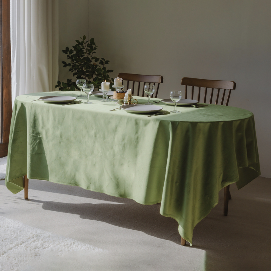대성섬유 하이앤드 무광벨벳 테이블보 12,400원