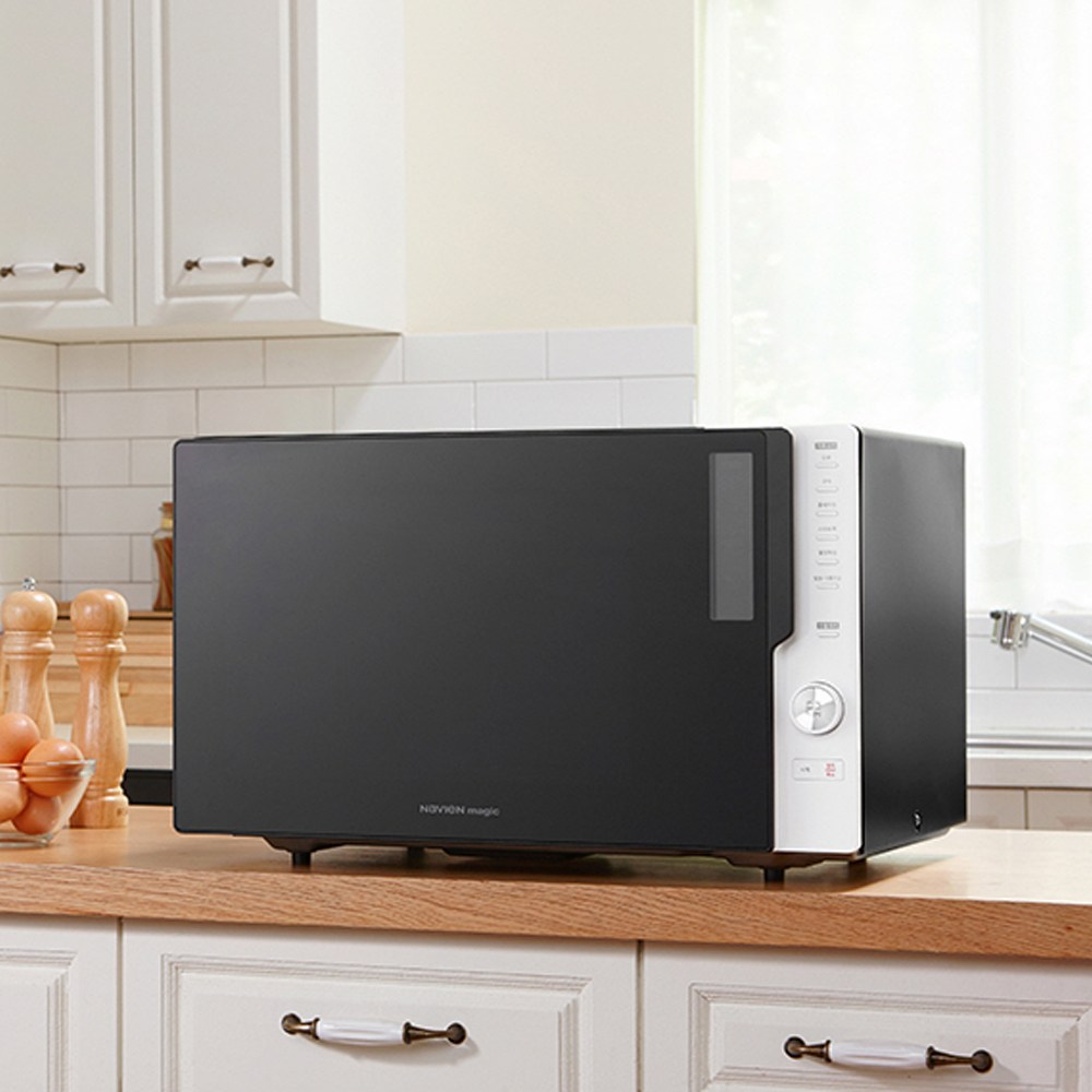 나비엔 매직 28L 올인원 멀티 오븐 전자레인지 에어프라이어 EOF-1302NT 219,000원