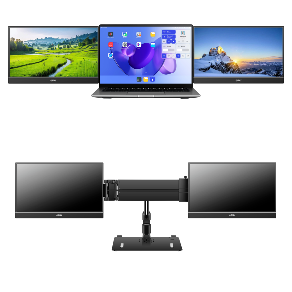 지스토리 GS140NB 휴대용 포터블 노트북 듀얼 보조 서브 트리플 모니터 359,900원