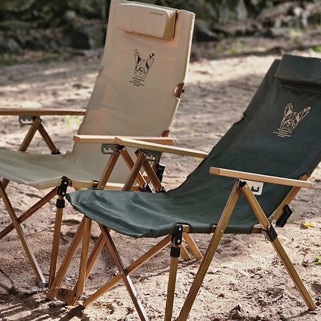 매드독캠프 4단 각도조절 캠핑리클라이너 릴렉스체어 필로우 포함, 리얼탄, 1개 79,000원