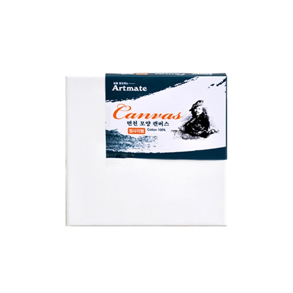 AP 아트메이트 전문가용 면천 캔버스S 2호 정사각형 13X13cm 2,600원