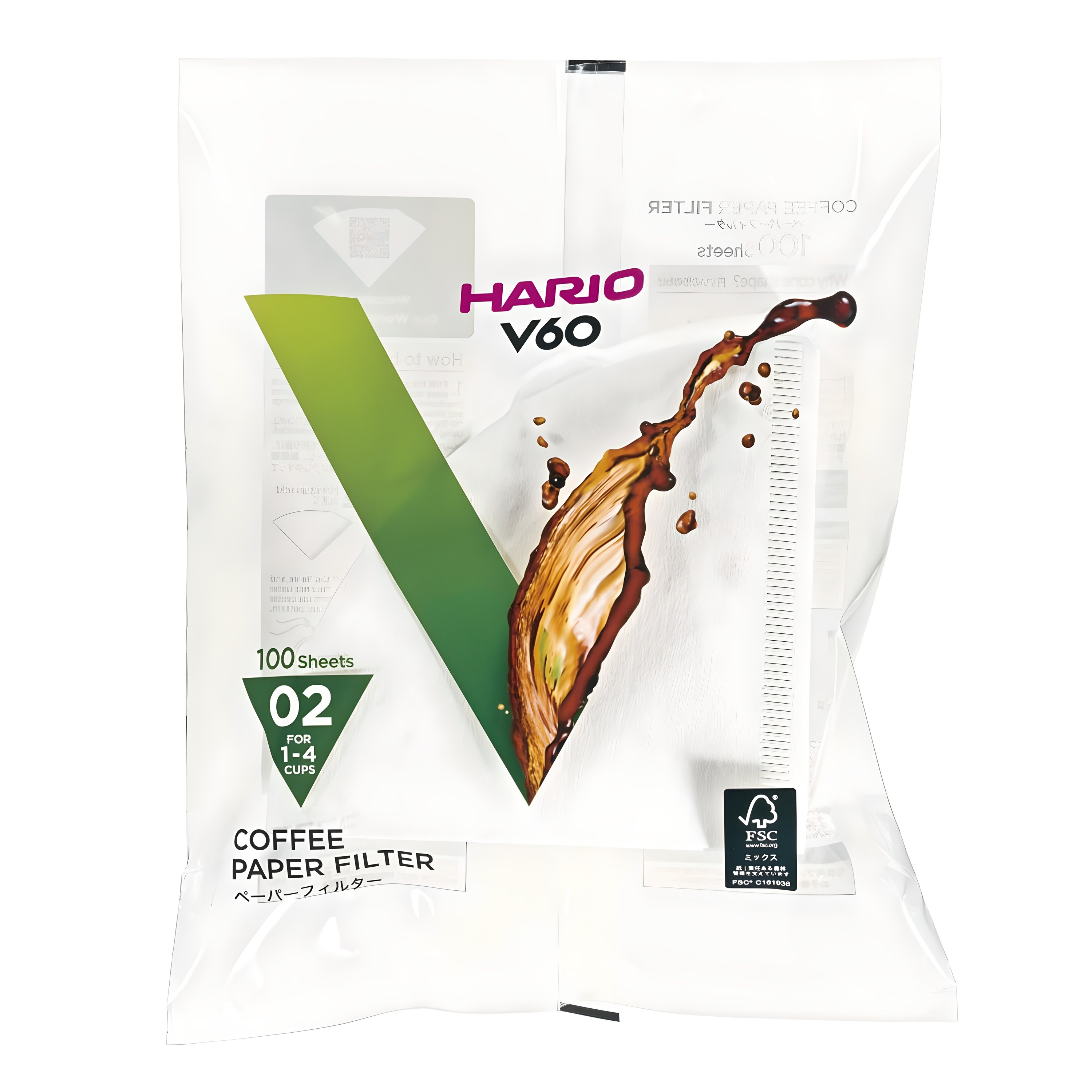 하리오 V60 종이필터 02 화이트 VCF-02-100W 3,820원