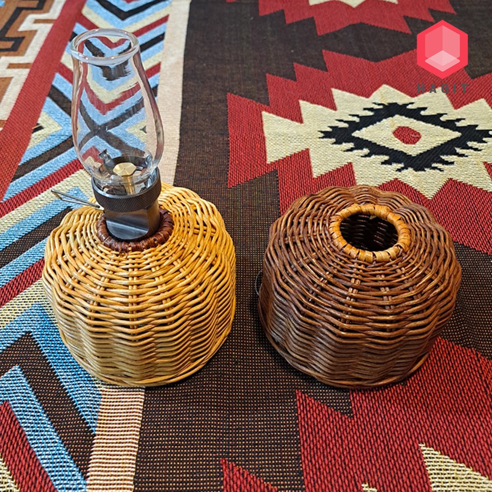 하지트 라탄 이소가스 워머 커버 감성캠핑용품 소품 230g 2color 8,500원