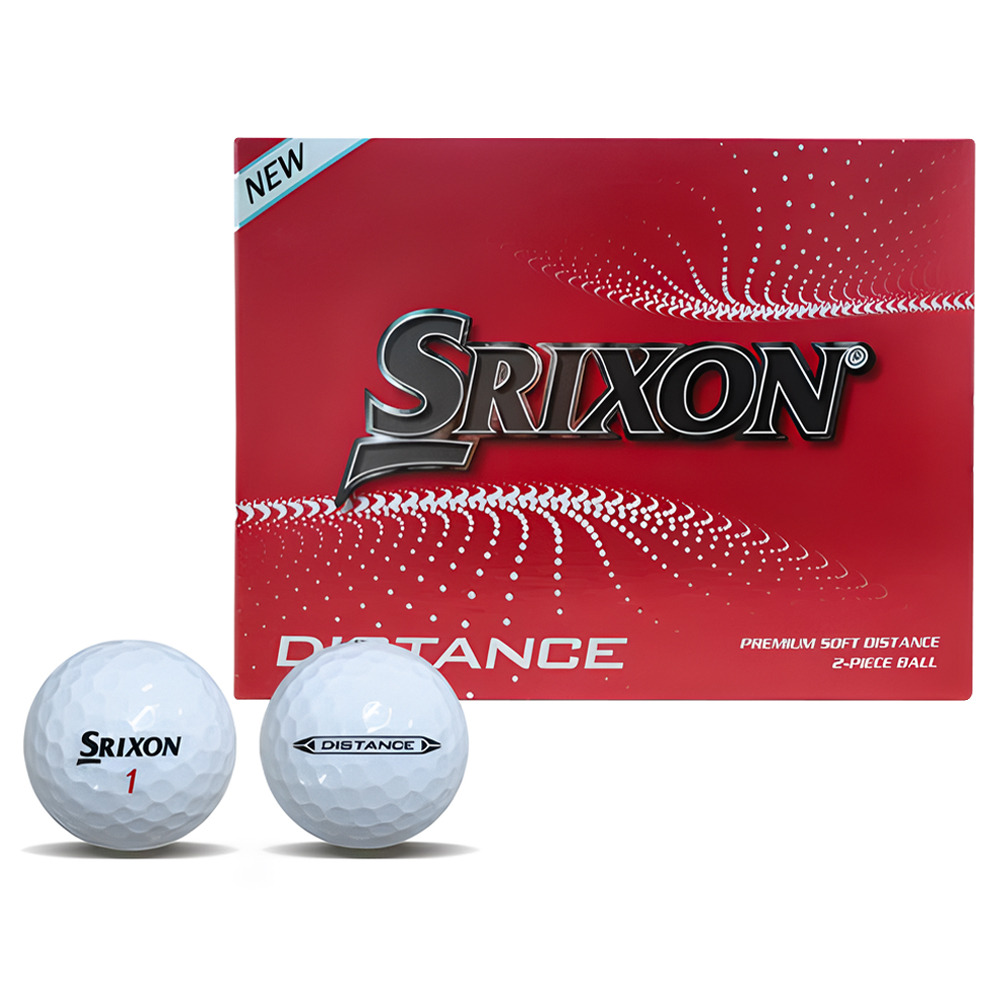 스릭슨 디스턴스 골프공 2피스, 화이트, 12개입, 1세트 14,900원