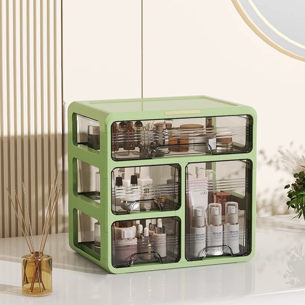 365플레이스 튼튼한 책상 정리함 사무실 책상 정리 오거나이저 4단, 1개, 그린 27,890원