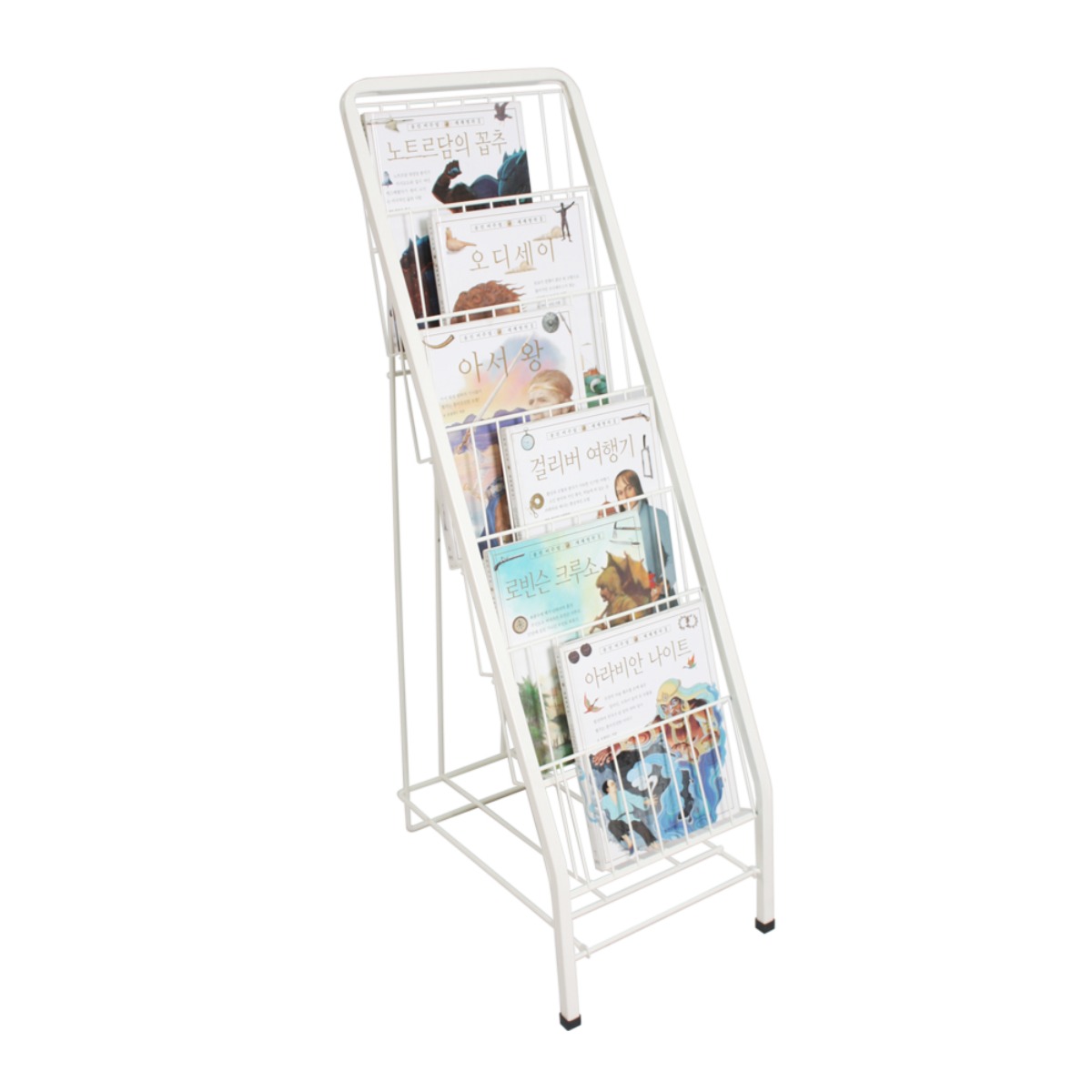 알파라이프 (유엔유몰) 철제6단책꽂이 철제꽂이 책꽂이 잡지신문꽂이 31,000원